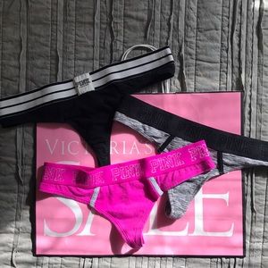 3 Piece VS Thongs